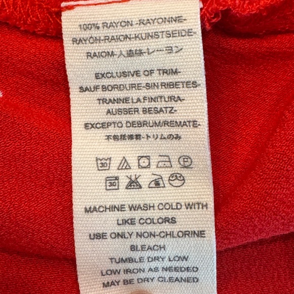 Free People "Time On My Side" Red Floral Print Wrap Dress - Picture 5 of 7